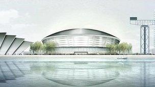 Artist's impression of the new Hydro Arena