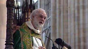 Archbishop of Canterbury, Dr Rowan Williams