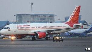 File photo of Air India plane parked at Indira Gandhi Airport in Delhi