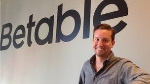 Betable chief executive Christopher Griffin