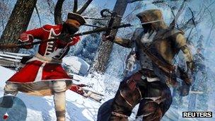 A scene from the forthcoming Assassin's Creed 3