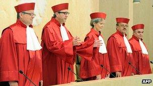 German Constitutional Court judges - file pic