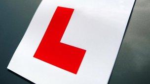 An L plate