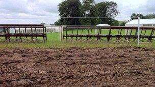 Gatcombe's muddy course