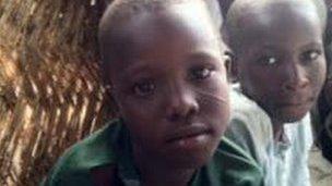 Children in northern Nigerian village