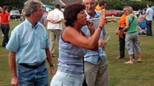 Sandra Ashley, ex-pea shooting champion, pictured in 2008