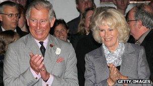 The Prince of Wales and Duchess of Cornwall