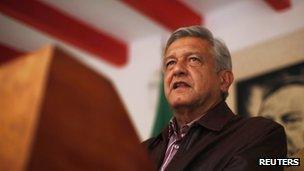 Andres Manuel Lopez Obrador on 7 July