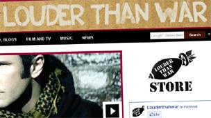 Louder Than War blog (screen grab)