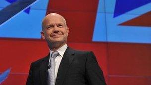 William Hague at the 2011 Conservative party conference