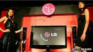 Launch of an LG LCD television