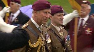 The Prince of Wales at the National Memorial Arboretum