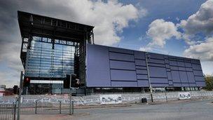 The Queen Elizabeth II Diamond Jubilee Leisure Centre in Leicester