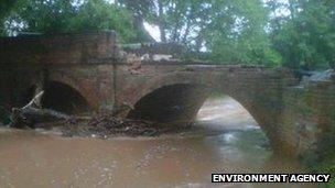 Bridge over River Rea in Neen Sollars