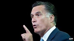 File photo: US Republican candidate Mitt Romney