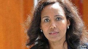 Azeb Mesfin, wife of Ethiopian Prime Minister Meles Zenawi, July 2012