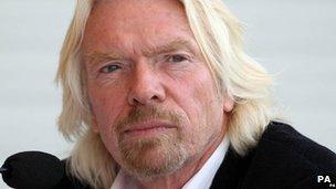 Sir Richard Branson portrait