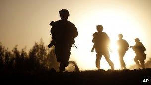 US Marines in Helmand Province, Afghanistan, October 2009