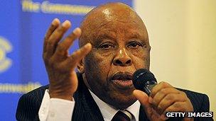 Botswanan former premier Festus Mogae