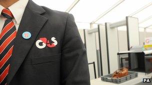 Man wearing a G4S blazer