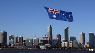 File photo: Australian flag