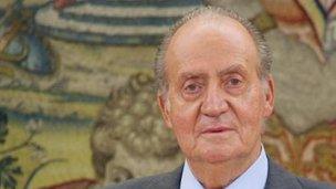 King Juan Carlos, file pic