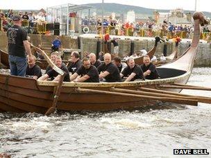 Viking longboat races