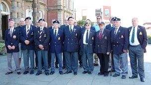 Veterans and British Legion members