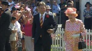 The Queen at the New Forest Show