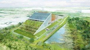 Proposed waste plant at Llanwern