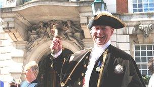 Robert Needham, town crier of Colchester