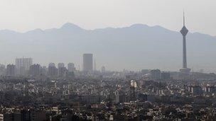 Tehran skyline