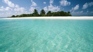 Tropical atoll