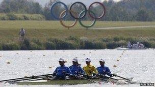 Eton Dorney rowing