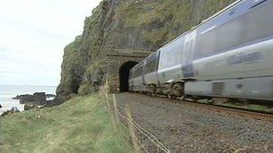 Tunnel on Derry to Coleraine line