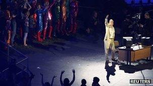 Tim Berners-Lee at the Olympic opening ceremony