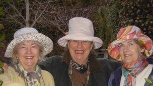 Judy, Kathleen and Penny in Argentina