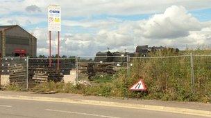 Disused land in Lincoln