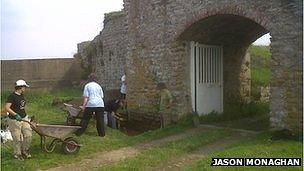 Nunnery in Alderney's Longis Bay