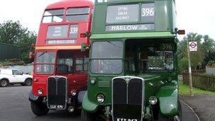 The red and green buses to run on the service