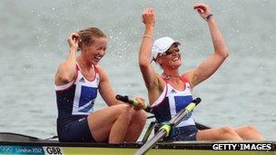 Helen Glover and Heather Stanning