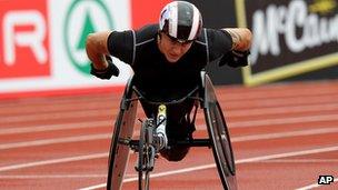 British Paralympian David Weir