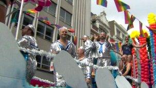 Pride parade 2012