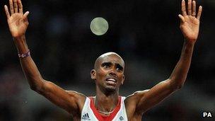 Mo Farah GB runner