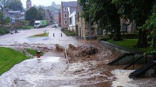 Flooding in Jedburgh