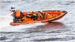 RNLI inshore lifeboat