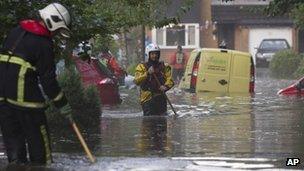 Flooding in Greater Manchester on 5 August