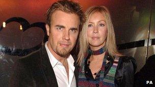 Gary Barlow and wife Dawn in 2005