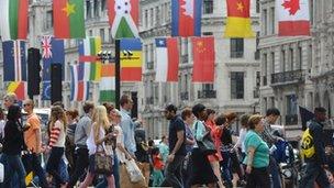 Regent Street shoppers