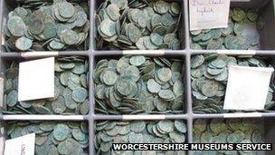 Bredon Hill Roman coins